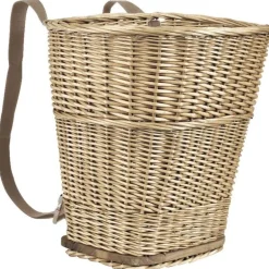 Hotte en osier avec sangles