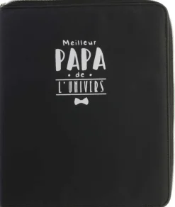 Housse avec organisateur pour tablette Papa en or (Noir)
