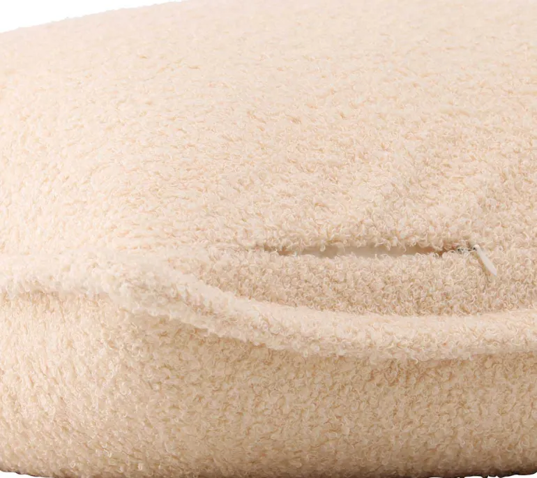 Housse de coussin 60x60 cm Tuva (Blanc cassé)
