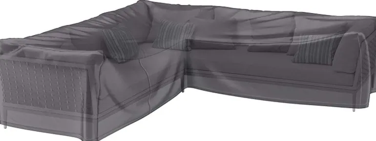 Housse de protection respirante pour ensemble de mobilier extérieur (Pour ensemble mobilier angle 270x272x100xH70 cm)
