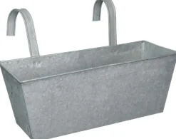 Jardinière balcon en zinc à suspendre (Gris)