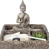 Jardin zen avec bouddha 19 x 14 x 19 cm