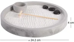 Jardin zen japonais Calm (Rond)