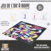 Jeu à boire jeu de plateau avec 4 shooters