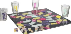 Jeu à boire jeu de plateau avec 4 shooters