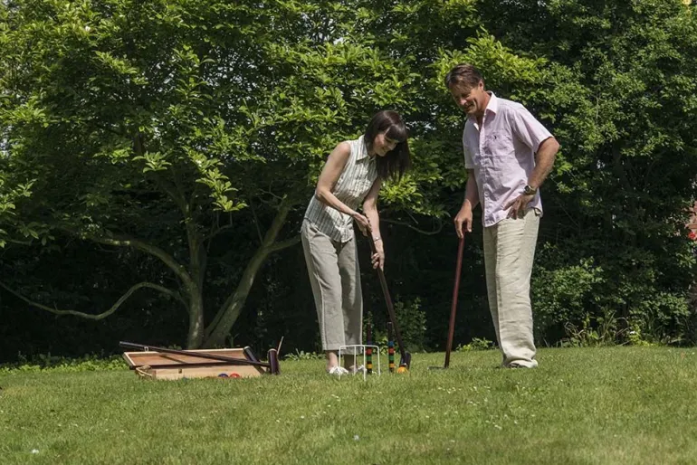 Jeu de croquet en bois 4 maillets