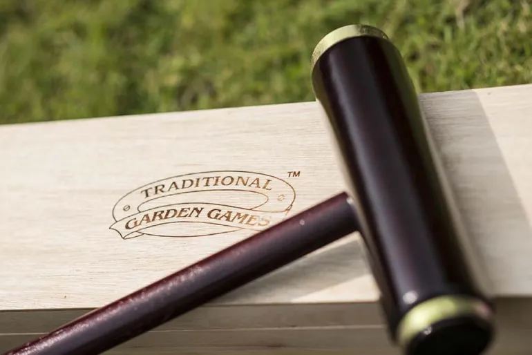 Jeu de croquet en bois 4 maillets