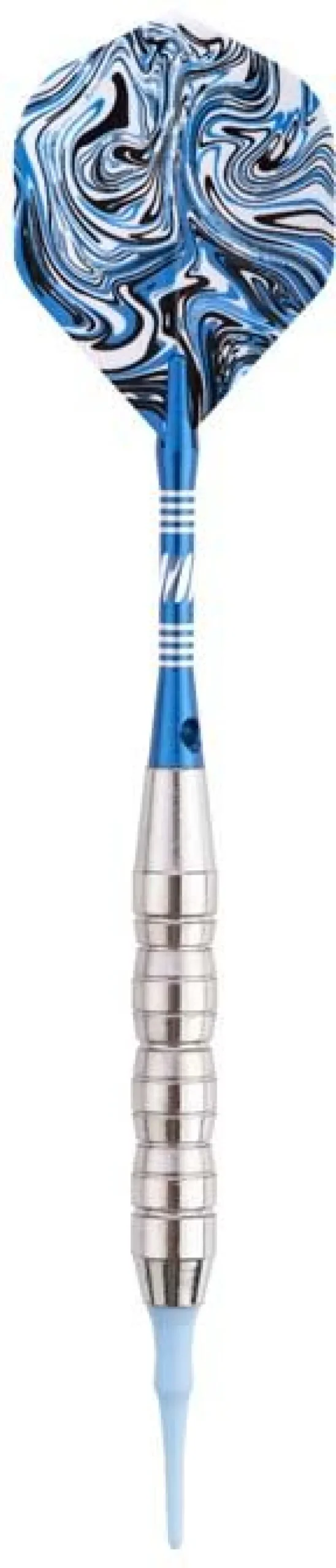 Jeu de 3 fléchettes professionnelles à pointe plastique 22 gr Deep Sea