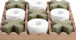 Jeu de morpion en MDF Tic Tac (Vert)
