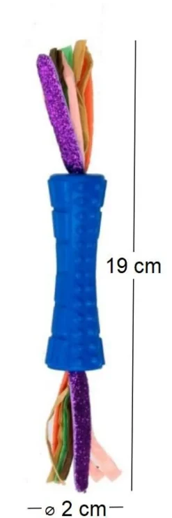 Jouet chat Stick coloré plume double