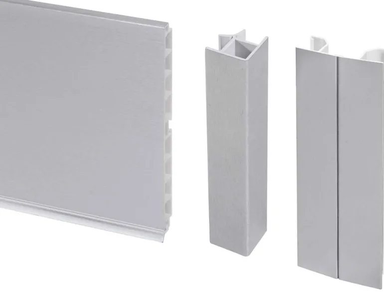 Kit de plinthes de cuisine avec accessoires Plasline (Satiné)