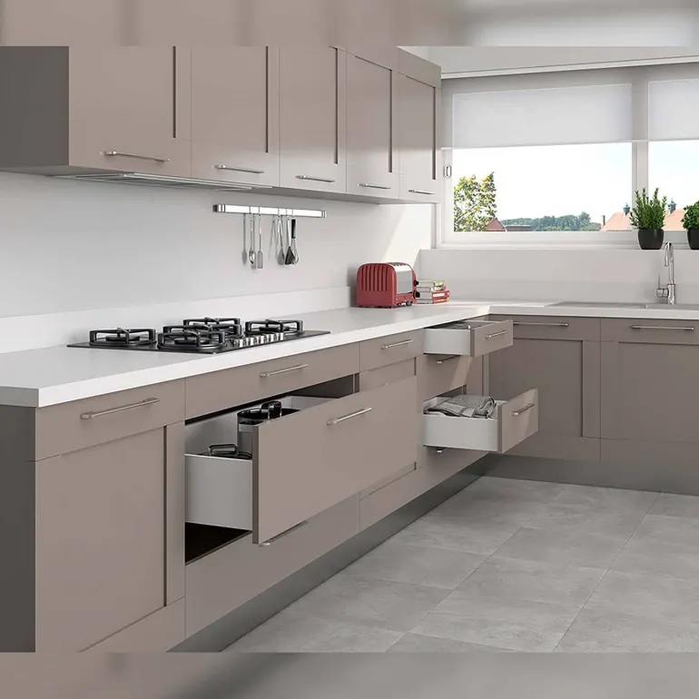 Kit tiroir blanc meuble cuisine et salle de bain Concept (Pour tiroir de 50 x 18.5 cm)
