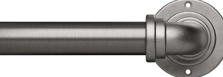 Kit tringle à rideaux extensible Pipe (Extensible de 168 à 305 cm)