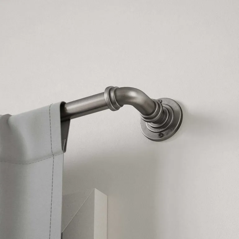 Kit tringle à rideaux extensible Pipe (Extensible de 168 à 305 cm)