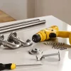 Kit tringle à rideaux extensible Pipe (Extensible de 91 à 168 cm)