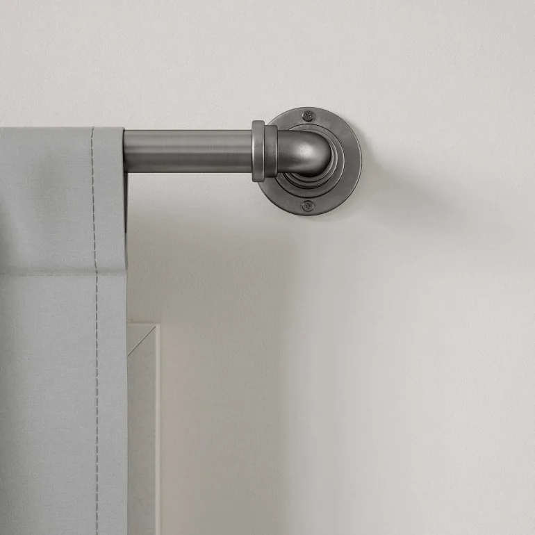 Kit tringle à rideaux extensible Pipe (Extensible de 91 à 168 cm)