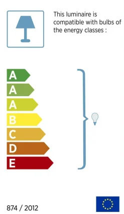 Lampadaire en MDF et PVC Floor (Chêne et blanc)