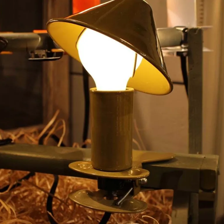 Lampe à clipser en métal Mush room (Olive)