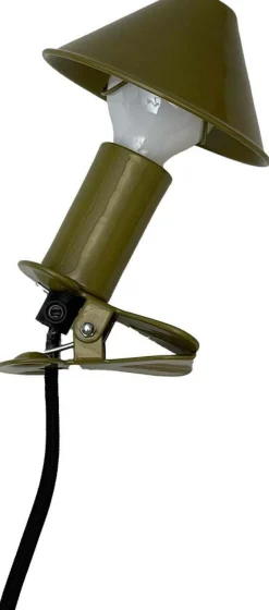 Lampe à clipser en métal Mush room (Olive)