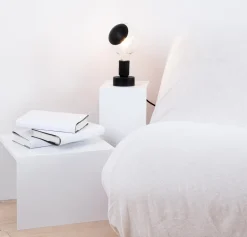 Lampe design à poser en silicone Tavolotto (Blanc)