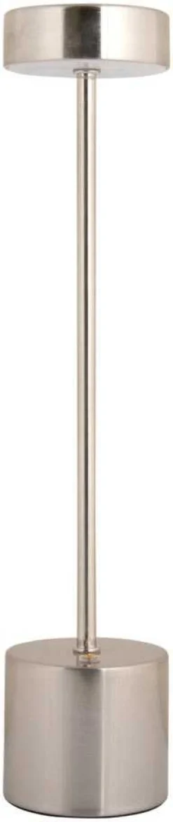 Lampe de table en métal Ganard led (Argent)