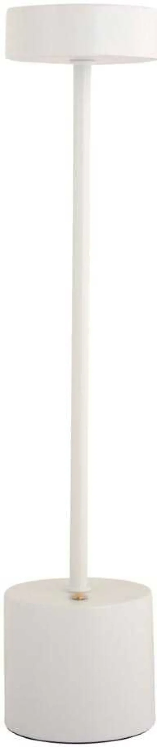 Lampe de table en métal Ganard led (Blanc)