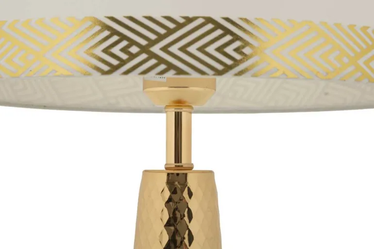 Lampe de table en métal Tower 30 x 54 cm (Doré)
