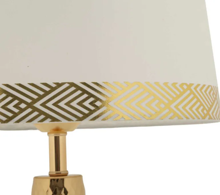 Lampe de table en métal Tower 30 x 54 cm (Doré)