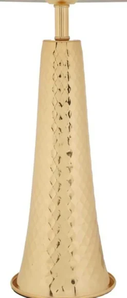 Lampe de table en métal Tower 30 x 54 cm (Doré)