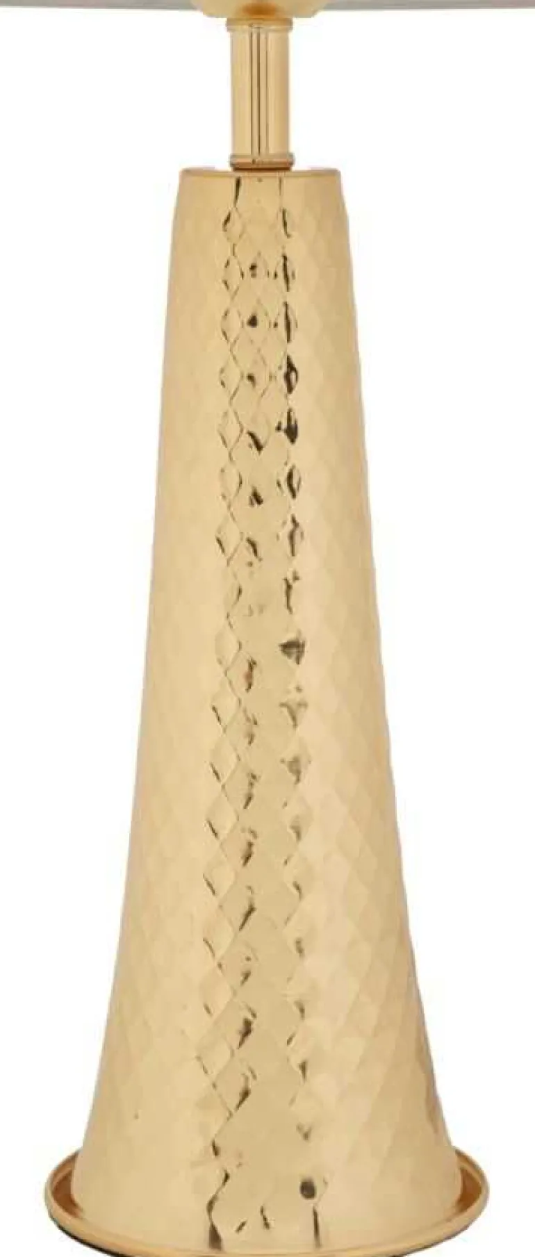 Lampe de table en métal Tower 30 x 54 cm (Doré)
