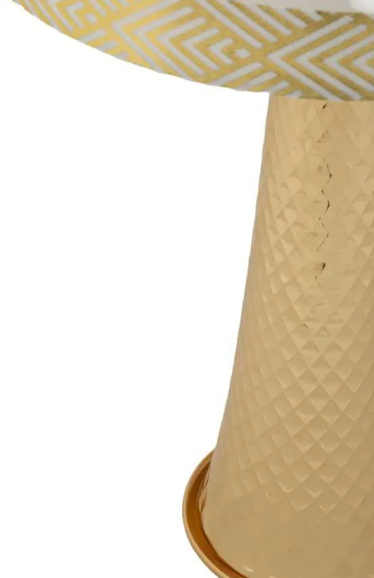 Lampe de table en métal Tower 30 x 54 cm (Doré)