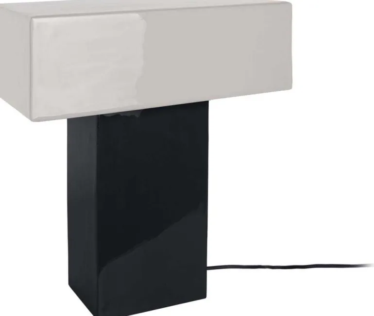 Lampe de table Grato Recto (Noir et gris)