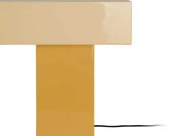 Lampe de table Grato Recto (Ocre et jaune pâle)