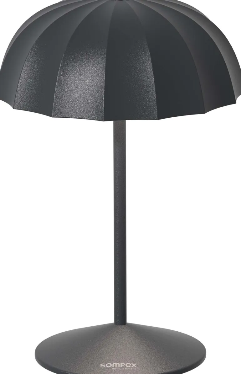 Lampe de table LED 24 cm Ombrellino (Noir)