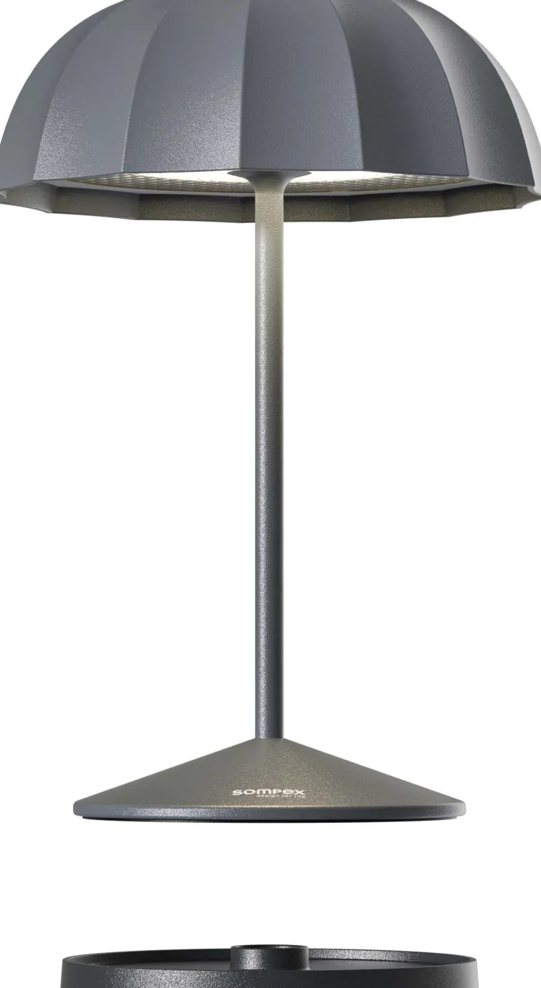 Lampe de table LED 24 cm Ombrellino (Anthracite)