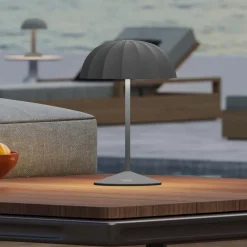 Lampe de table LED 24 cm Ombrellino (Anthracite)