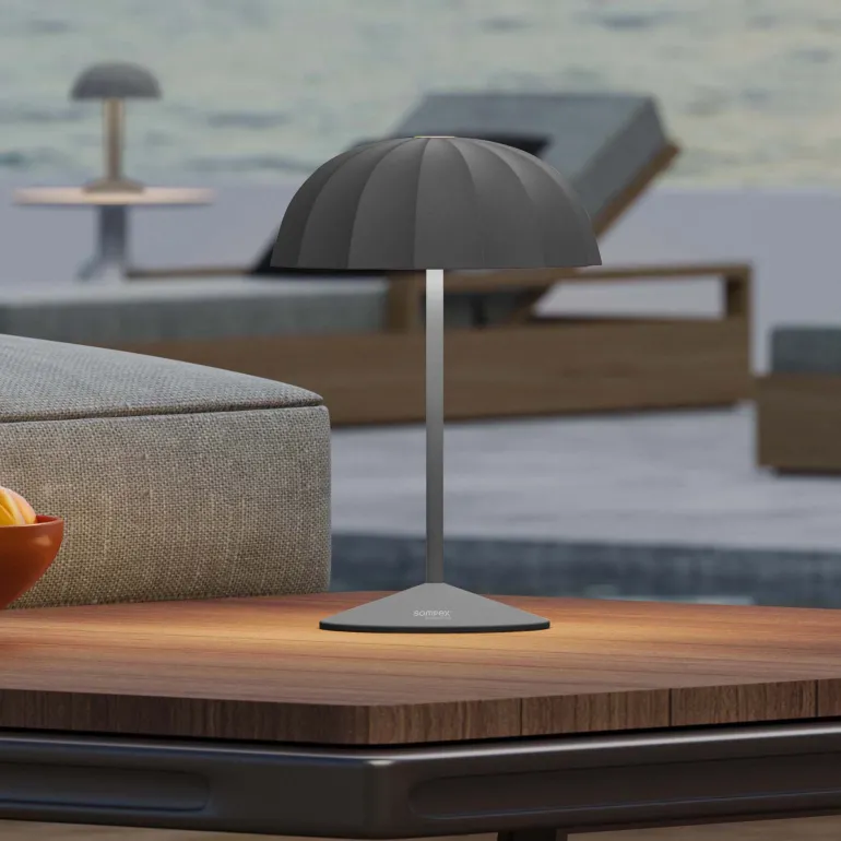 Lampe de table LED 24 cm Ombrellino (Anthracite)