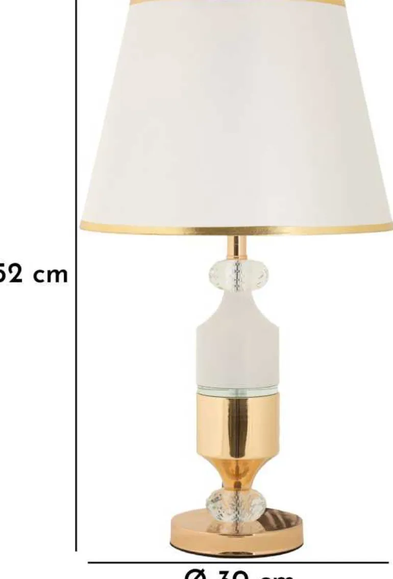 Lampe en métal à poser Gipsy 30 x 52 cm