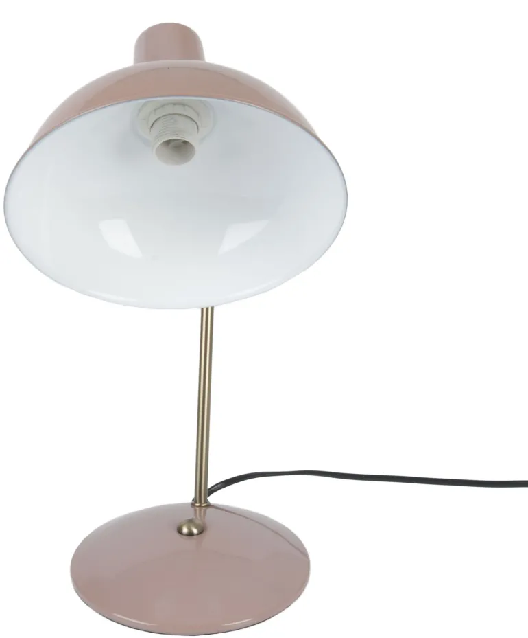 Lampe en métal à poser Hood (Vieux rose)