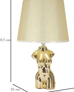 Lampe à poser en céramique Buste glam (Buste femme)