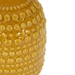 Lampe à poser en céramique Points 15 x 30.5 cm (Moutarde)