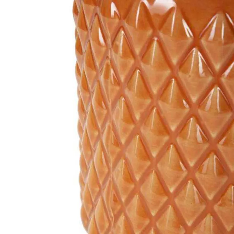 Lampe à poser en céramique Square 28 x 44 cm (Orange)