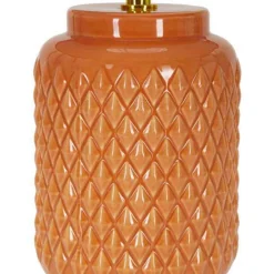 Lampe à poser en céramique Square 28 x 44 cm (Orange)