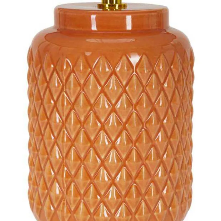 Lampe à poser en céramique Square 28 x 44 cm (Orange)
