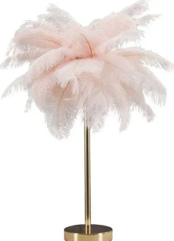 Lampe à poser en métal et plastique Palm 40 x 55 cm (Rose)