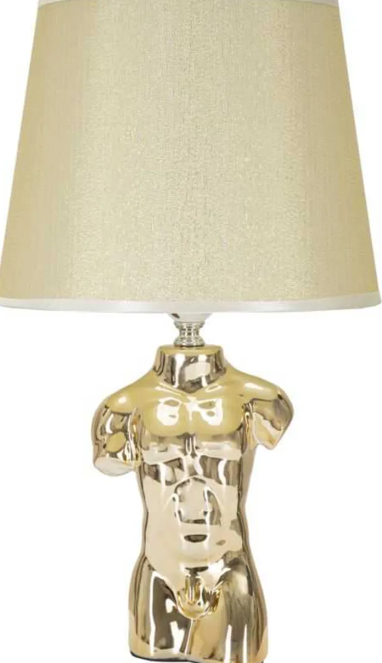 Lampe à poser en métal Glam Man 25 x 42.5 cm