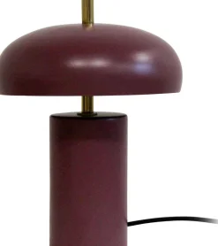 Lampe à poser en métal Joya (Mauve foncé)