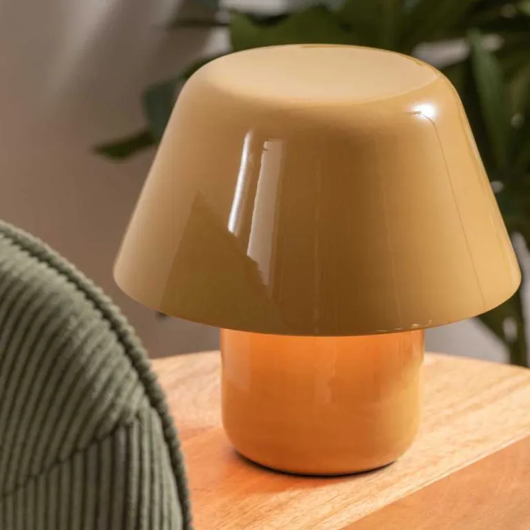 Lampe à poser en métal émaillé Afan (Vert)