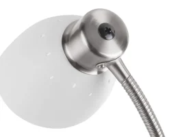 Lampe à poser en métal mat Dorm (Blanc)