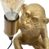 Lampe à poser en métal Monkey 17 x 14.5 x 25 cm